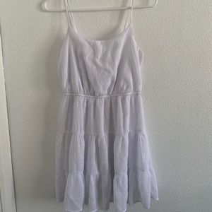 White flowy dress